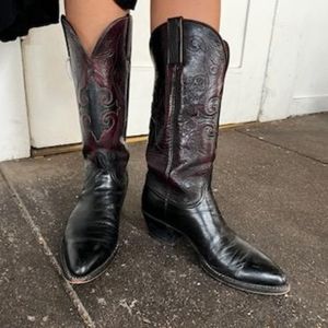 Vintage women's leather Lucchese boots